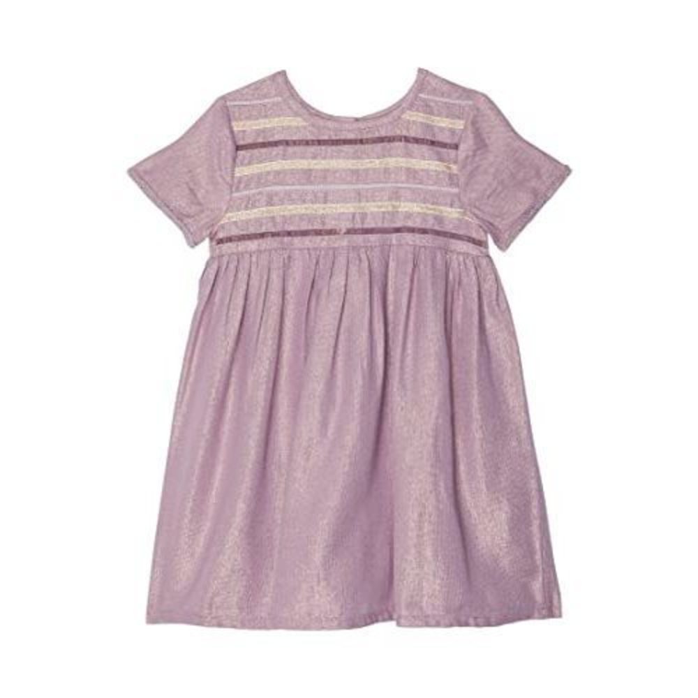 PEEK Girl's Velvet Ribbon Dress Print Toddler 2T